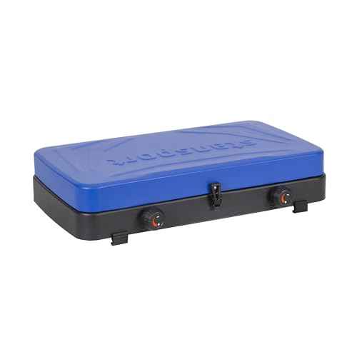 Stansport 2-Burner Regulated Propane Stove - 20,000 BTUs