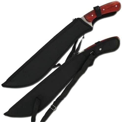 Snake Eye Machete with Heavy Duty Construction-Ergonomic Non-Slip Handle and Belt Sheath for Gardening, Land-Management, Bushcraft, Hunting and Outdoor