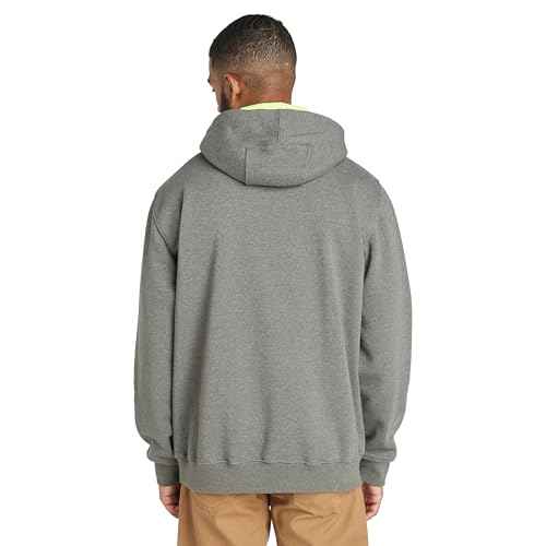 Timberland PRO Men's Hood Honcho HD Pullover Hooded Sweatshirt, Dark Charcoal Heather, Medium