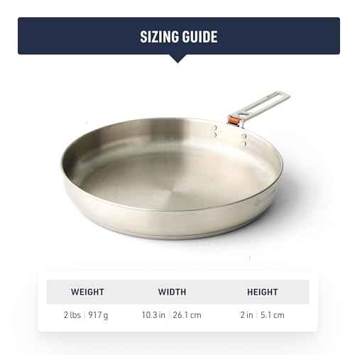 Sea to Summit Detour 10-Inch Stainless Steel Camping Pan