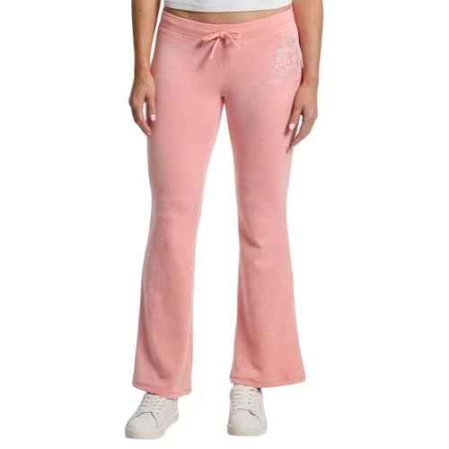 Juicy Couture Womens Heritage Low Rise Snap Pocket Easy Fit Track Pants