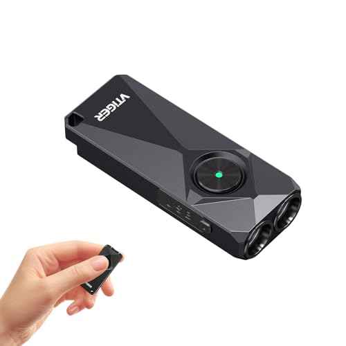 VTIGER K1 800 High Lumens Key Chain Light, Small EDC Rechargeable Keychain Flashlight, Compact LED Tiny Flashlight with Magnetic, Mini Clip-on Pocket Lights for Camping, Emergency, Everyday Carry