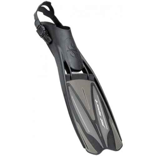 ScubaPro Unisex Jet Sport Open heel Scuba Dive Fins, Blue Medium