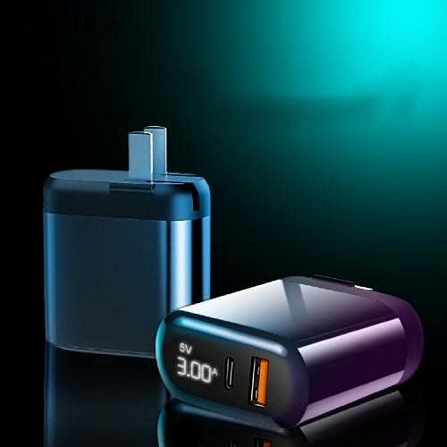 BoxWave Charger Compatible with Sudroid XS14 Pro - PowerDisplay PD Wall Charger (18W) - Jet Black