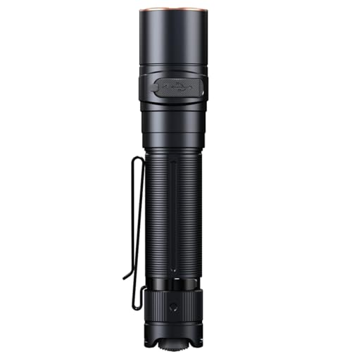 Fenix LD30R EDC Flashlight, 1700 Lumen USB-C Rechargeable for Everyday Carry Compact Tactical Duty Light with Durable Pocket Clip, Holster and Organizer