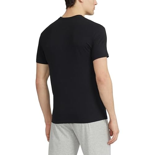 POLO RALPH LAUREN Mens 4d Flex Cooling Ventilation Cotton Modal Crew Undershirts, 3-Pack