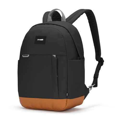 Pacsafe GO 15L Anti Theft Backpack, Jet Black