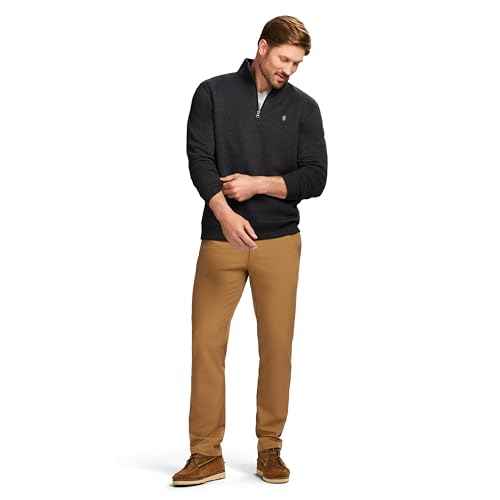 IZOD Men's Advantage Performance Quarter Zip Fleece Pullover Sweatshirt