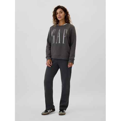 GAP womens Logo Crewneck Sweatshirt