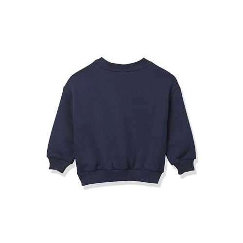 GAP Boys' Oversized Crewneck Logo Sweatshirt