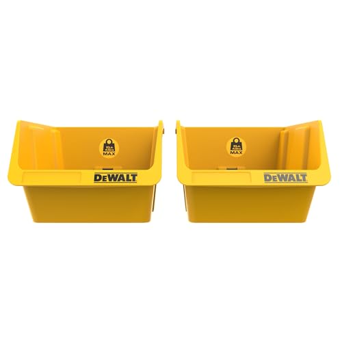 DEWALT Plastic Bins, 10lb Capacity, DEWALT Workshop Storage System Compatible (DWST82813) - size: Pack of 1