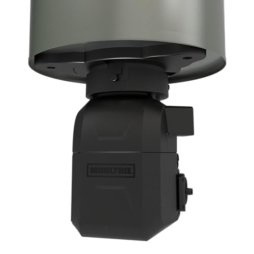 Moultrie 40lb All-in-One Directional Hanging Deer Feeder - 40lb Capacity - Metal Hopper Fish Feeder - Digital Timer with 4 Daily Feeds - Moultrie Connect Bluetooth
