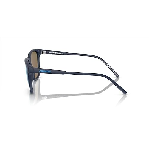 ARNETTE Man Sunglasses Matte Black Frame, Dark Grey Lenses, 57MM