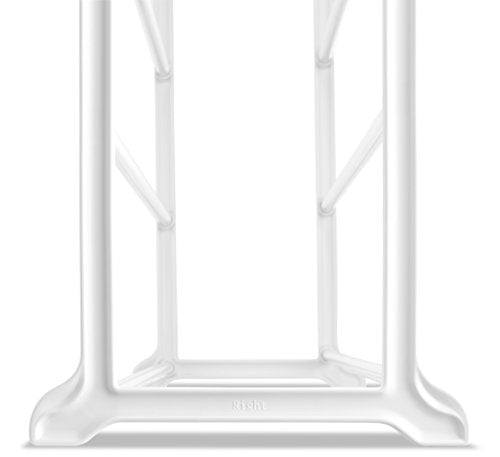 Whitmor 4 Tier 20 Pair Floor Shoe Rack - White - size: 4-Tier