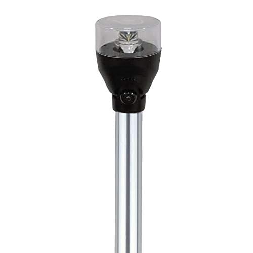 Attwood Light Armor All-Round Articulating Light 54" 5530-54A7 Light Armor All-Round Articulating Light 54", Silver