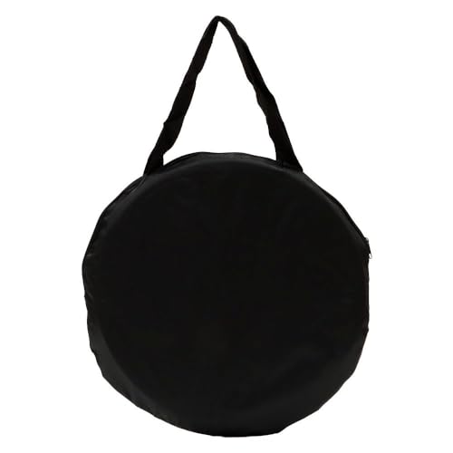 2PCS Large Collapsible Round Popup Laundry Hamper with Lid,Foldable Mesh Hamper with Reinforced Handles and Solid Bottom,White and Black Laundry Basket
