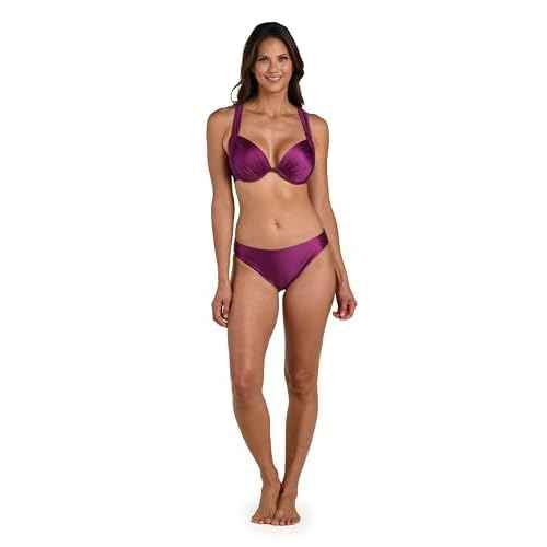 La Blanca Women's Standard Underwire Draped Bikini Swimsuit Top