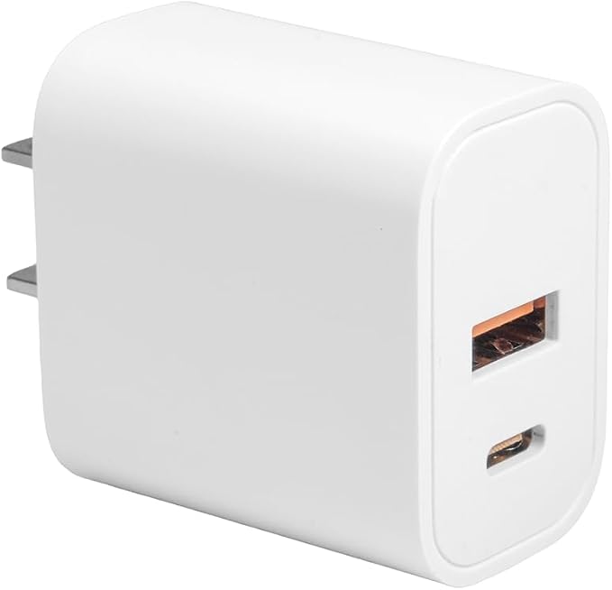 BoxWave Charger Compatible with HMD Fusion 128GB - PD miniCube (20W) 20W PD USB Type-C Wall Charger - Winter White