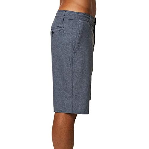O'NEILL Men's 21 Inch Loaded Heather Hybrid Shorts - Water Resistant Mens Shorts with Quick Dry Stretch Fabric and Pockets