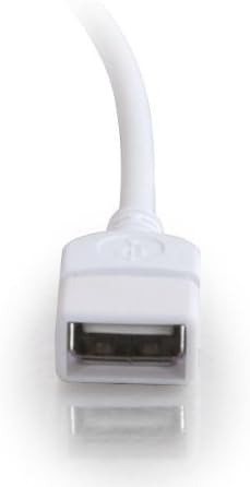 C2G 52107 USB A to A Long USB Extension Cable 6.56 Feet (2 Meters) Black (Pack of 2)