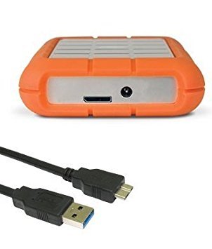 Master Cables USB 3.0 Data Transfer Cable Compatible with LaCie External Hard Drives – Replacement USB Type A to Micro USB B Lead for Fast File Transfer Backup &amp Sync – High Speed External HDD Ca