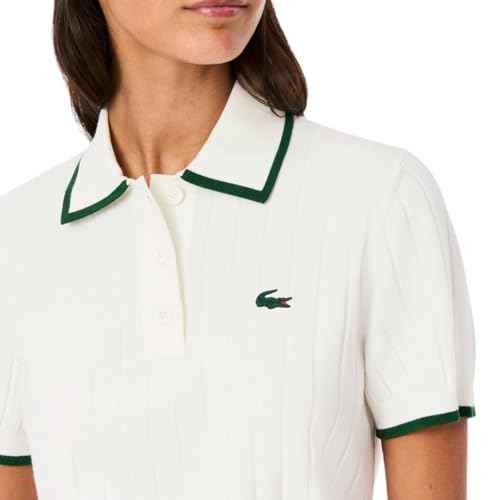 Lacoste Women's Sport Short Sleeved Polo Collar Golf Sweater