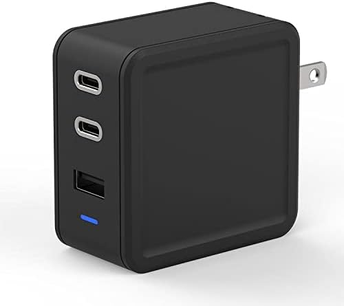 BoxWave Universal PD USB Type-C Wall Charger Bundle (65W) Power Delivery AC Adapter USB Type-C Wall Charger - Jet Black Charger for Smartphones and Tablets