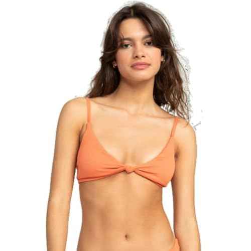 Roxy Women's Standard Ribbed Love The Surf Knotted Bikini Top