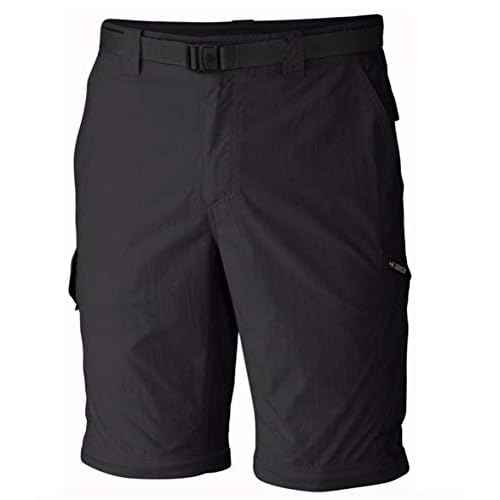 Columbia Mens Kestrel Trail Omni-Wick UPF 50 Shorts (30/Ins 12", Black)