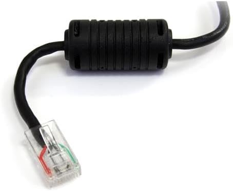 StarTech 6ft Smart UPS USB Cable AP9827 Male to Male Black (USBUPS06) | USB (M) to RJ-45 (10 pin) (M) APC Smart UPS Replacement Cable