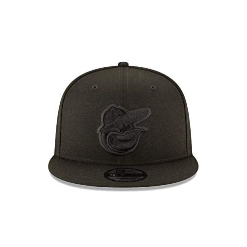 New Era Baltimore Orioles Black Out Basic 9Fifty Snapback Adjustable Cap