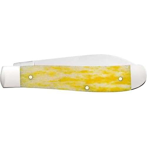 Case Cutlery CA20031: Mini Trapper Yellow Bone