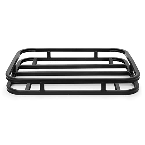 Camco Eaz-Lift RV Bumper Mounted Cargo Carrier - Perfect for Carrying Cargo on The Back of Your RV - Fits 4-inch and 4-1/2-inch Bumpers - Mounting Hardware Included (48470), Black