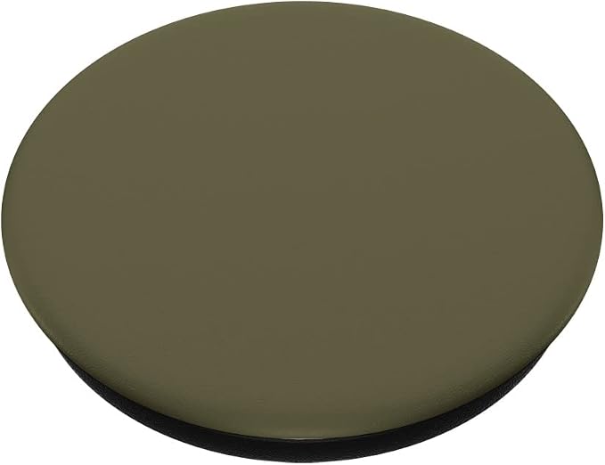 Olive Green Simple One Color Minimal Neutral Nude PopSockets Swappable PopGrip