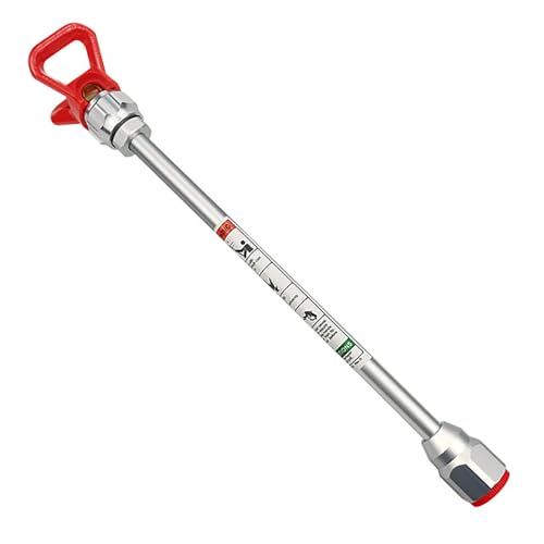 RLECS High Pressure Airless Sprayer Accessories Gun Extension with Nozzle Holder 12 Inch Space Aluminium Universal Replacement Tool