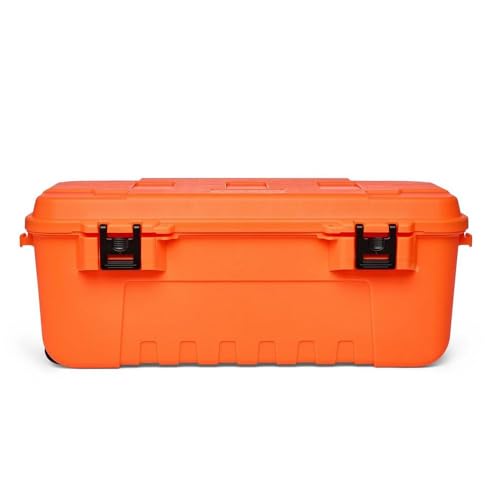 Plano Storage Trunks - color: Blaze Orange, style: Large - 1 pack