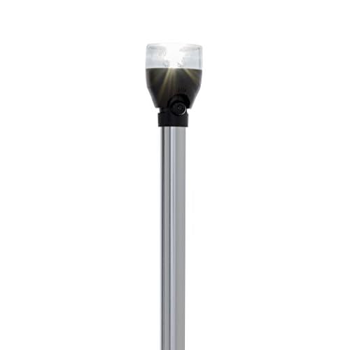 Attwood Light Armor All-Round Articulating Light 54" 5530-54A7 Light Armor All-Round Articulating Light 54", Silver