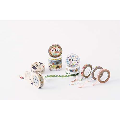 MT ex 'Overlapping Watercolors' Washi Masking Tape 7mm x 7m - 1 roll, MTEX1P187Z