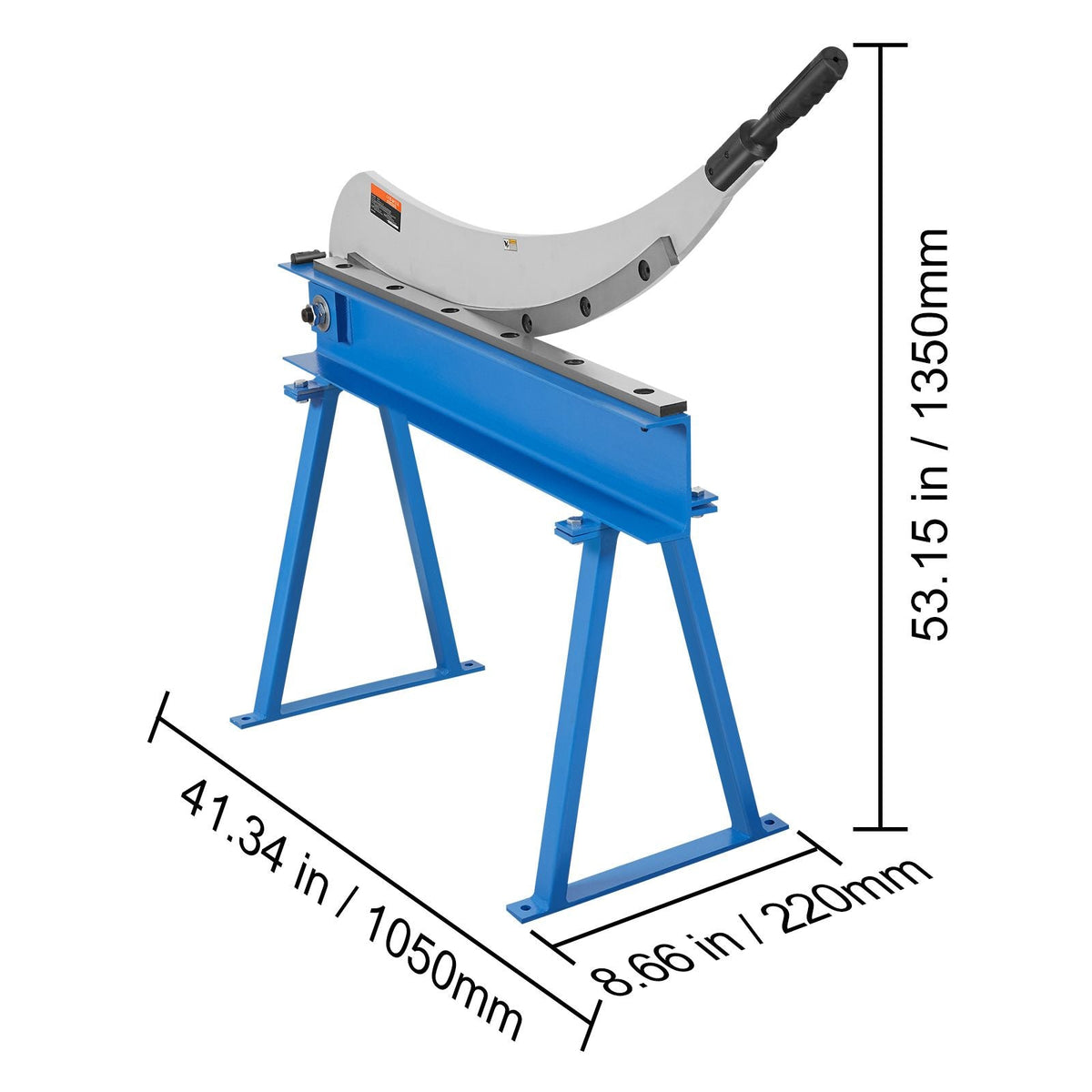 32" Manual Hand Plate Shear for Metal Sheet Processing, Benchtop Cutter with Q235 Material, for Crafts Thick Steel Crafting, Heavy Duty Roll Press Machine for Builders, DIY Enthusiasts