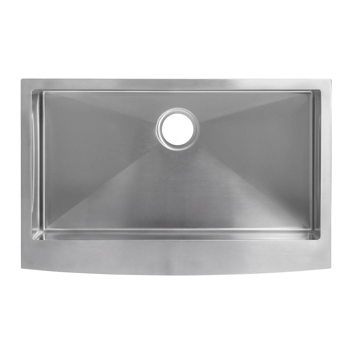 33-inch Kitchen Undermount Single Bowl Sinks, Stainless Steel Drop-In Farmhouse Basin with Accessories, Household Dishwasher Sinks for RV, Prep Kitchen, Laundry Room, Bar