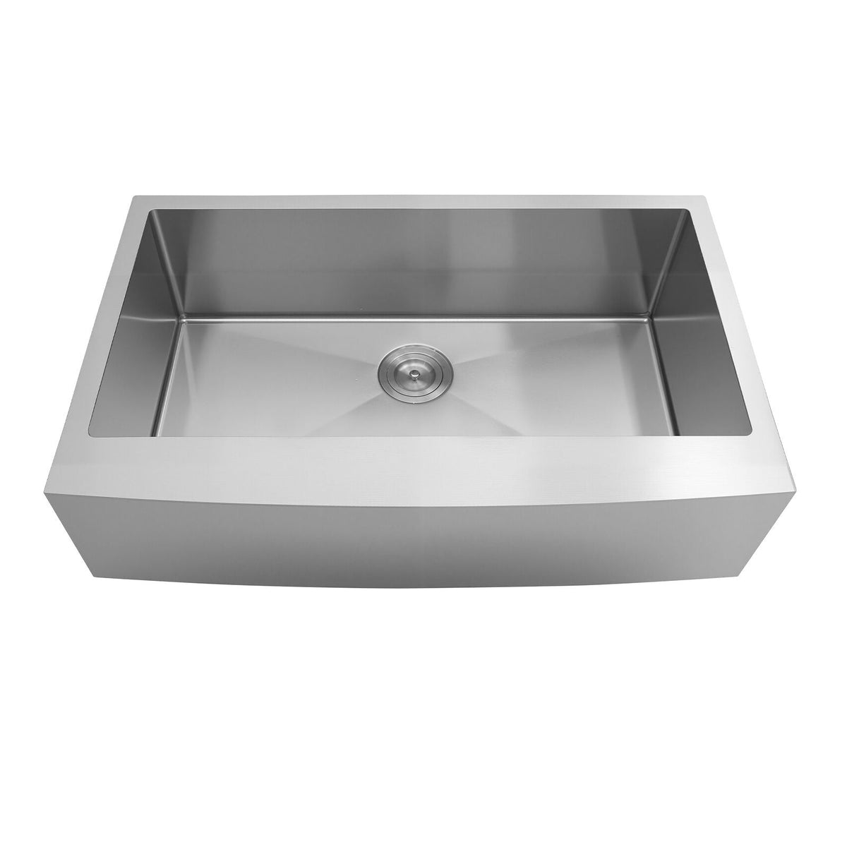 33-inch Kitchen Undermount Single Bowl Sinks, Stainless Steel Drop-In Farmhouse Basin with Accessories, Household Dishwasher Sinks for RV, Prep Kitchen, Laundry Room, Bar