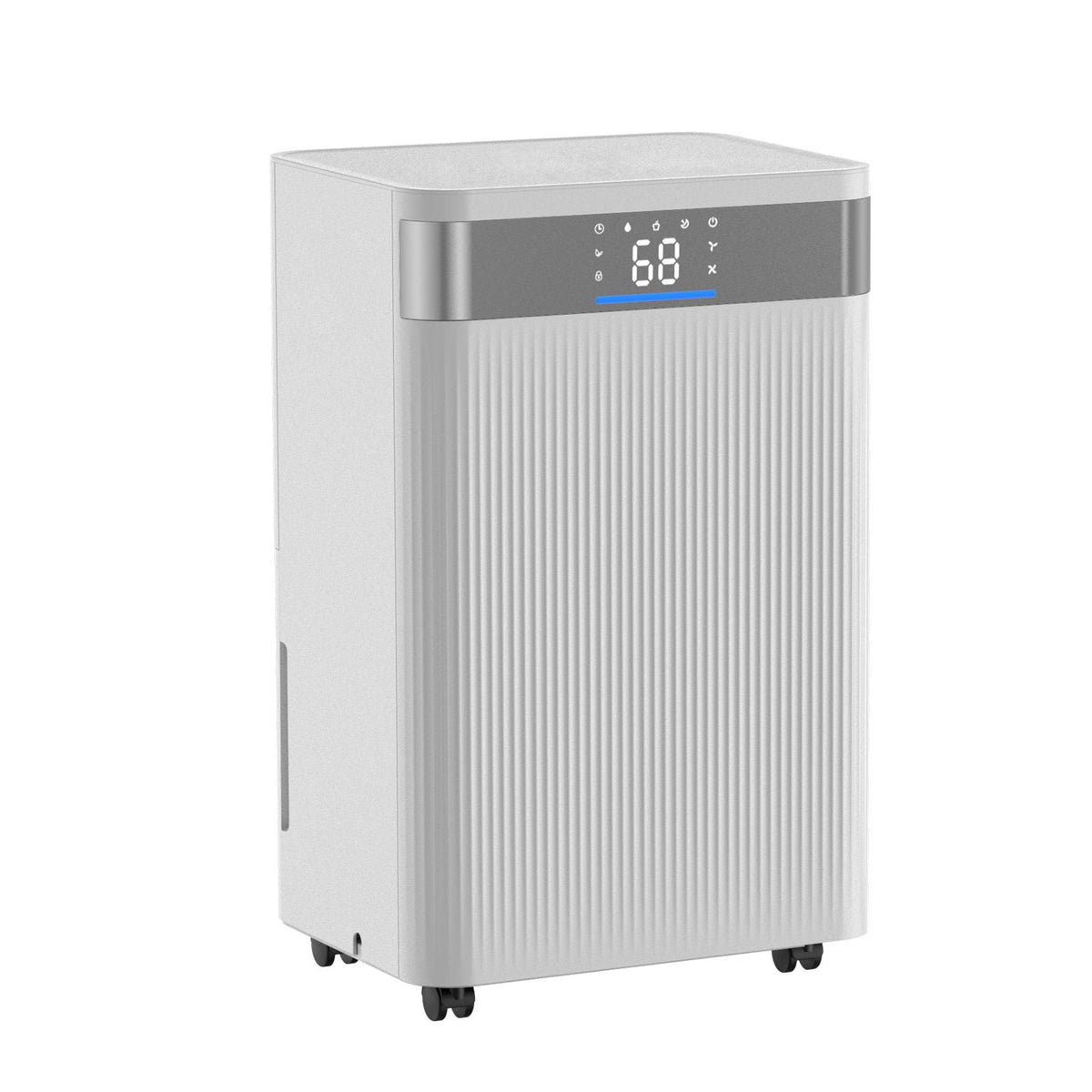 35 Pints Dehumidifier for Home & Basement, Drain Hose for Commercial & Industrial Use, Smart Humidity Control, Low Noise for Large Rooms, Warehouses, Bedrooms & Storage, Large Coverage,White