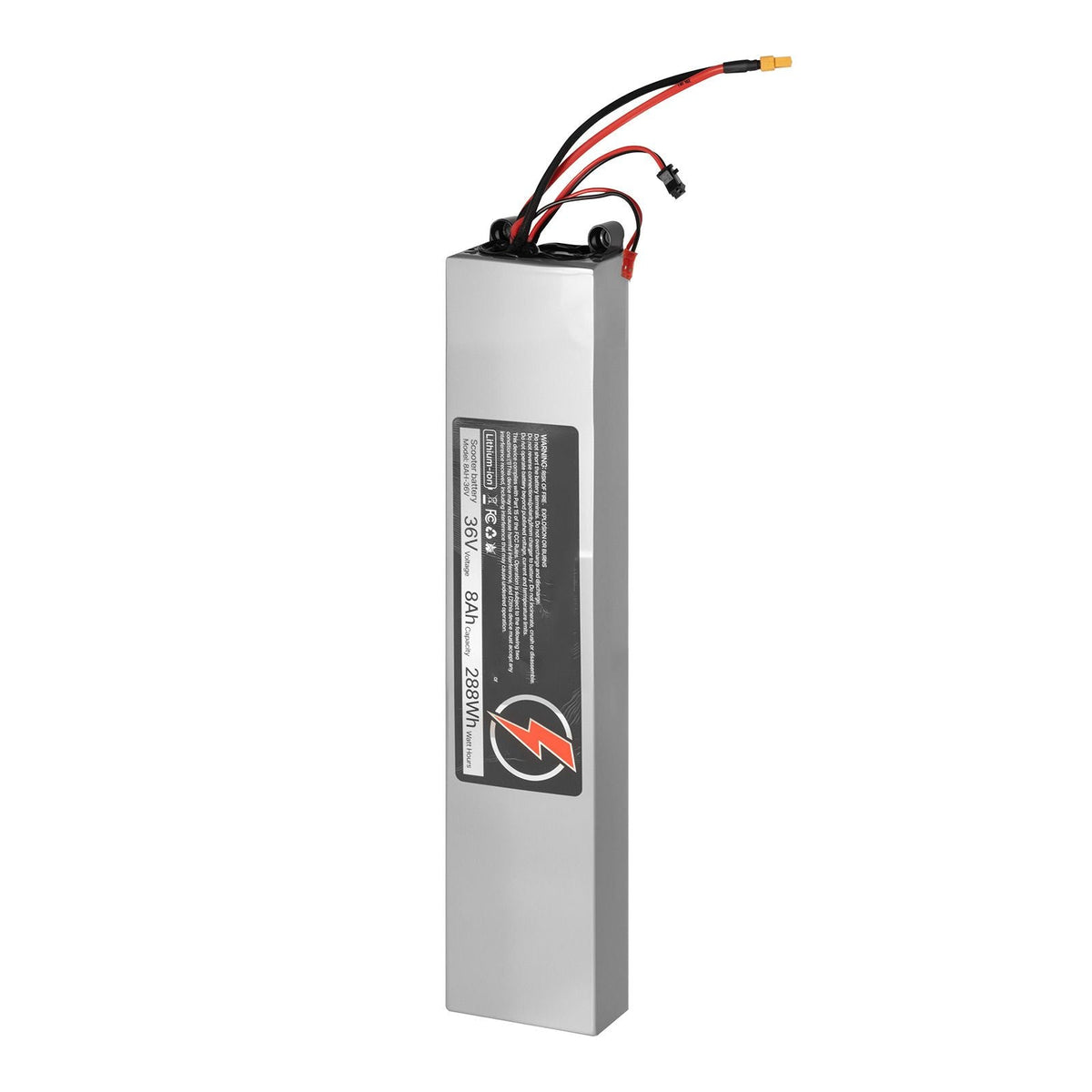 36V Scooter Battery Pack, 8Ah, 8000mAh Lithium Battery Replacement with 30A BMS, Charger, 500+ Cycles, Compatible with 1440W Motors, for Imitation M365 Electric Scooters, Without Communication