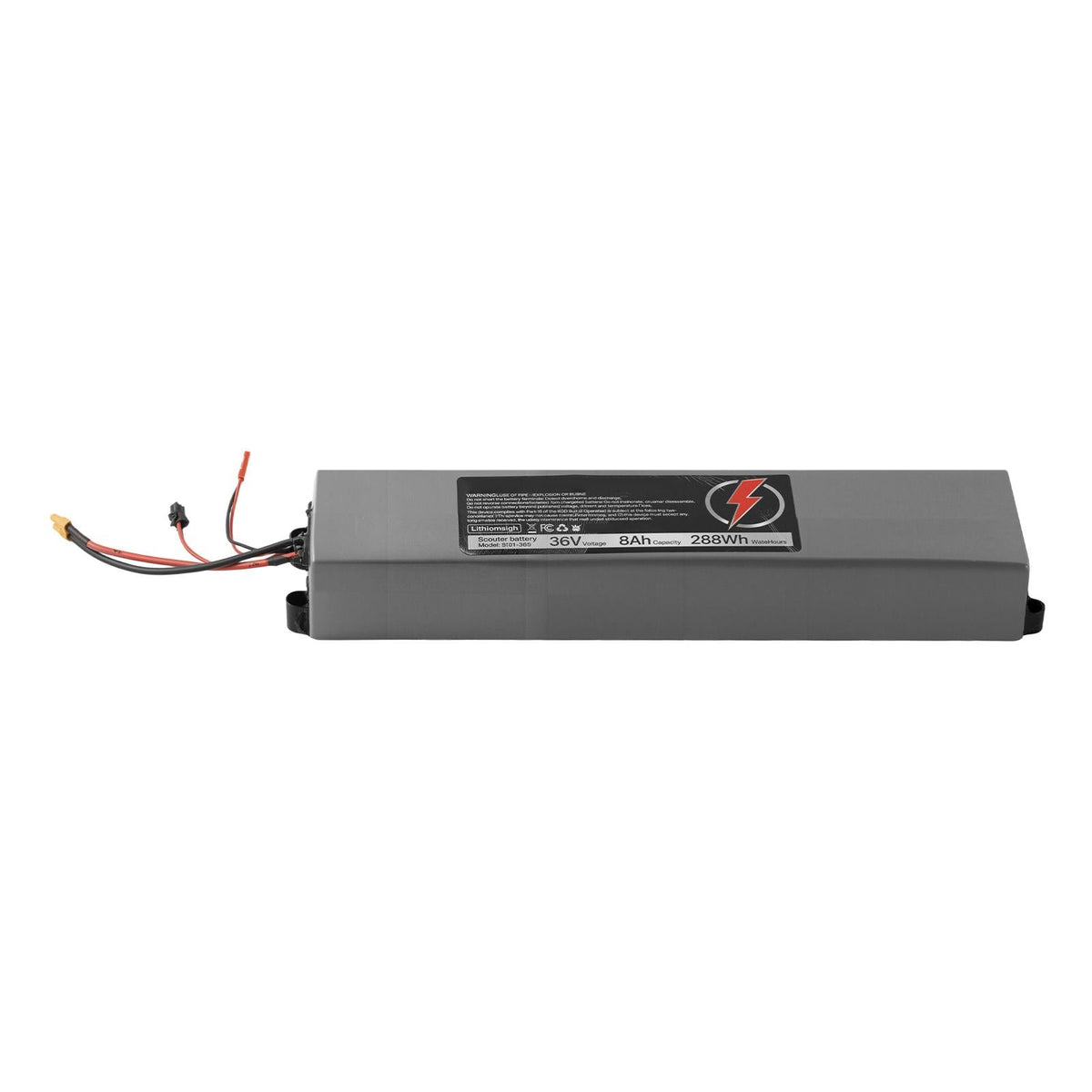 36V Scooter Battery Pack, 8Ah, 8000mAh Lithium Battery Replacement with 30A BMS, Charger, 500+ Cycles, Compatible with 1440W Motors, for Imitation M365 Electric Scooters, Without Communication