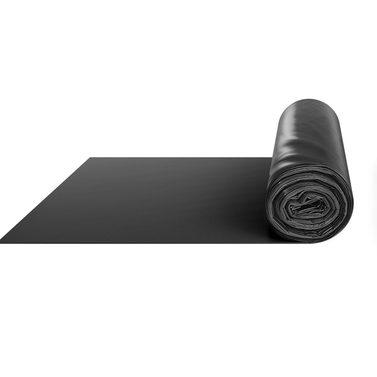 3FT x 50FT Plastic Sheeting Heavy Duty, 4 Mil Thick Plastic Sheeting Roll, Plastic Drop Cloth Painters Tarp, Polyethylene Covering for Crawl Space Vapor Barrier, Multi-Purpose, Black