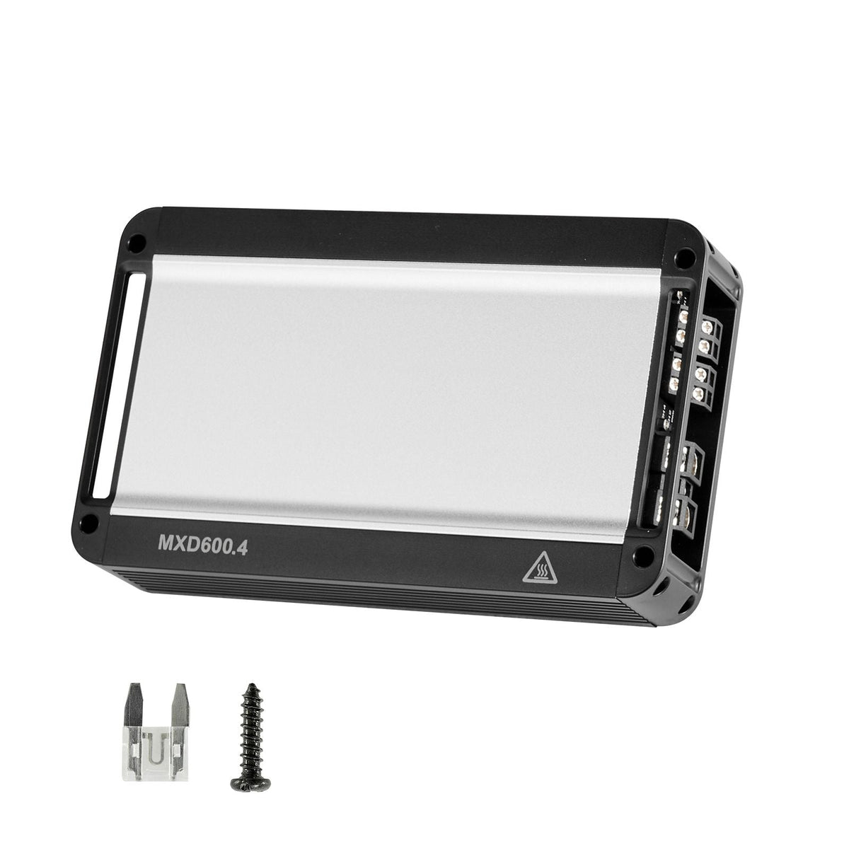 4 Channel Car Audio Amplifier 2 Ohm Stable Bridgeable Class D Full Range Amp Max Power 4 x 420W @ 4 Ohm / 4 x 600W @ 2 Ohm for Car SUV Truck Off-Road