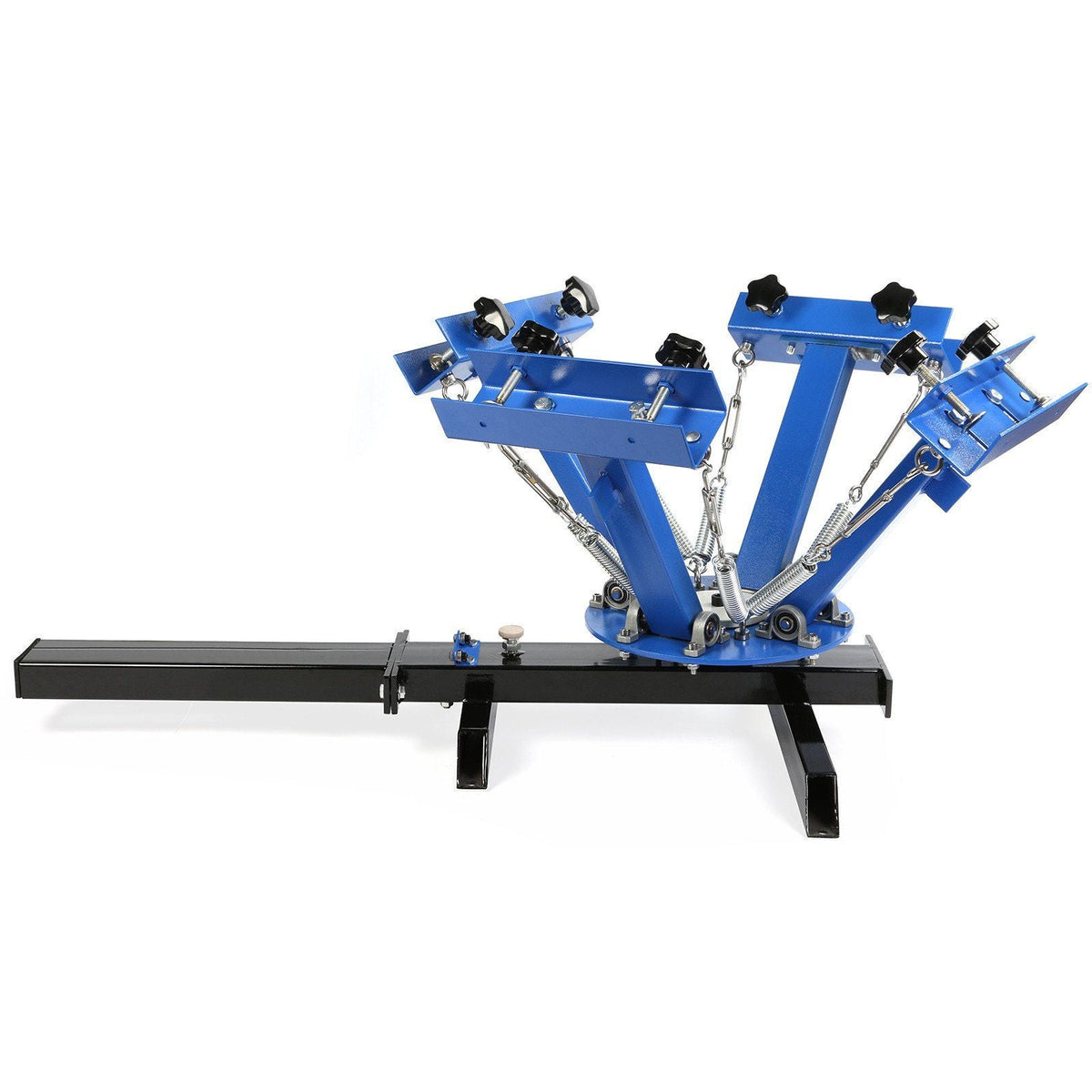 4 Color 1 Station Silk Screen Printing Press Printer With Adjustable Stand Flash Dryer