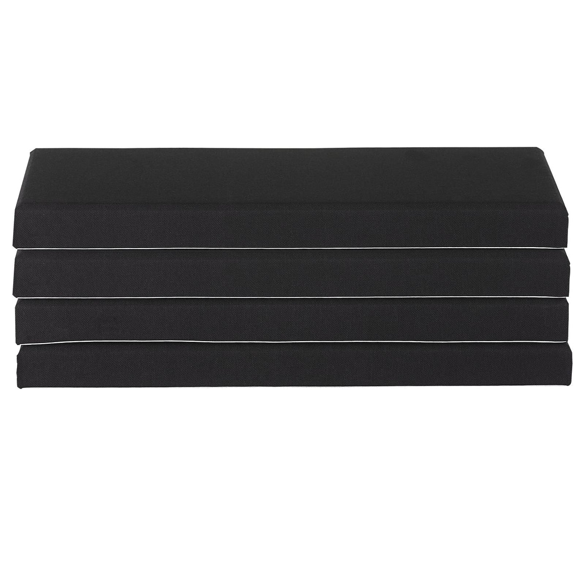 4 PCS Acoustic Panels, 2 inch Thick 23.6 x 11.8 inch Fiberglass Sound Absorbing Panels, Self-adhesive Soundproof Wall Boards, for Studios, Office, Home Theater,Meeting Room, Black
