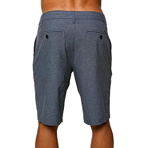 O'NEILL Men's 21 Inch Loaded Heather Hybrid Shorts - Water Resistant Mens Shorts with Quick Dry Stretch Fabric and Pockets