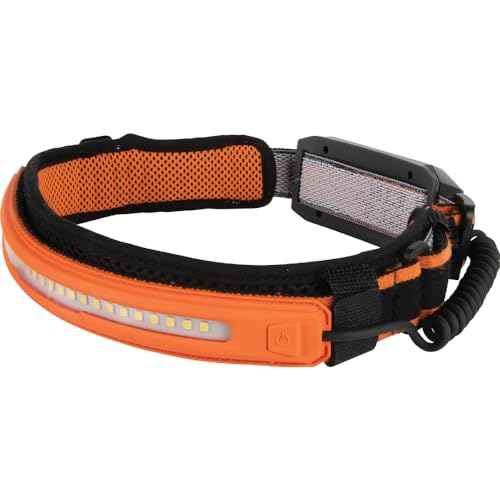 Klein Tools 56308 Rechargeable Headlamp with Strap, 575 Lumens, Wide-Beam LED, All-On or Direct Focus Modes, for Work and Outdoors